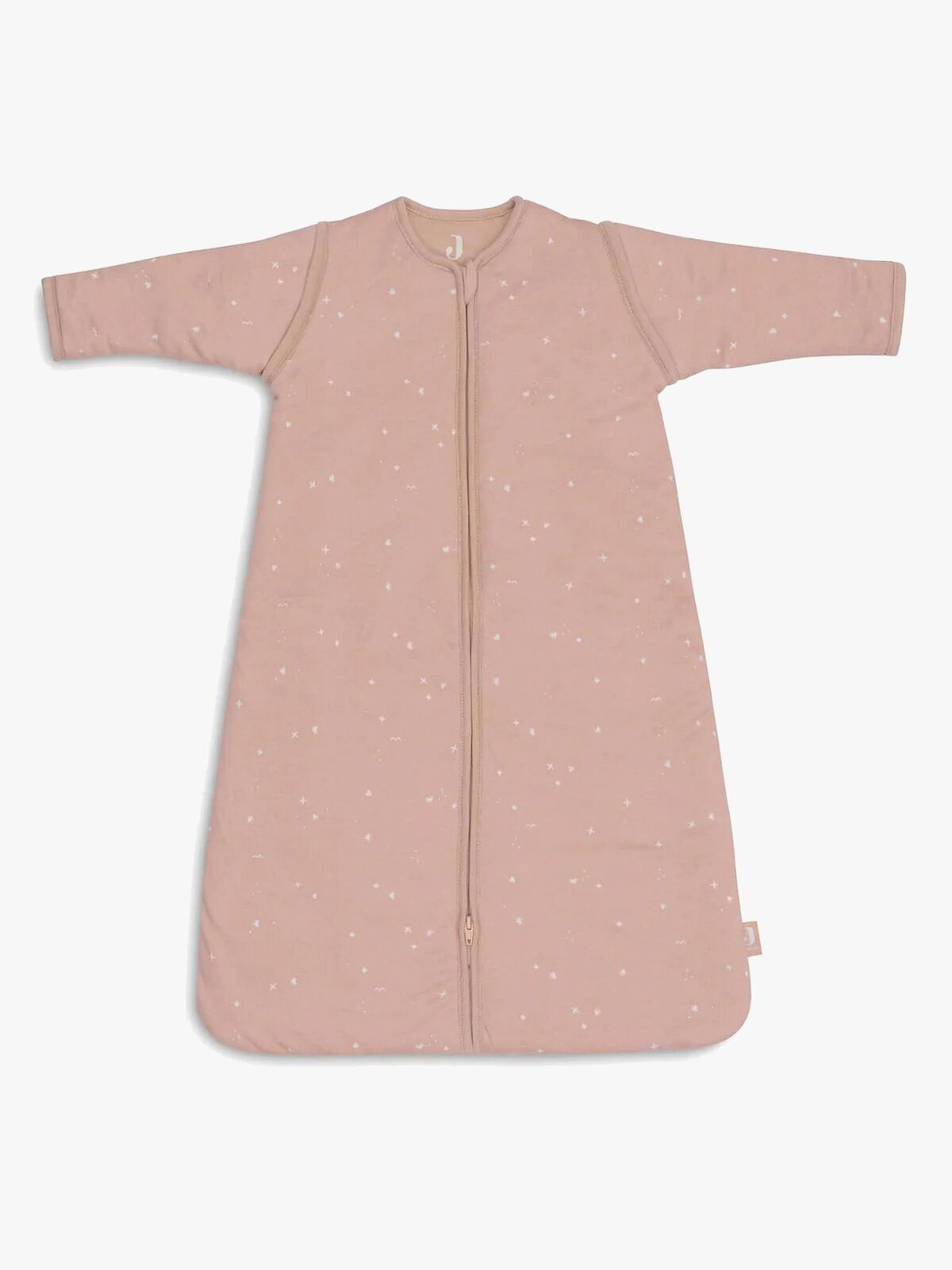 Jollein Schlafsack mit abnehmbaren Ärmeln 70 cm, Twinkling Wild Rose