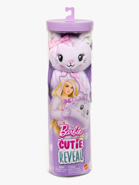Barbie Cutie Reveal Sweet Bows Puppe Kätzchen, Lila