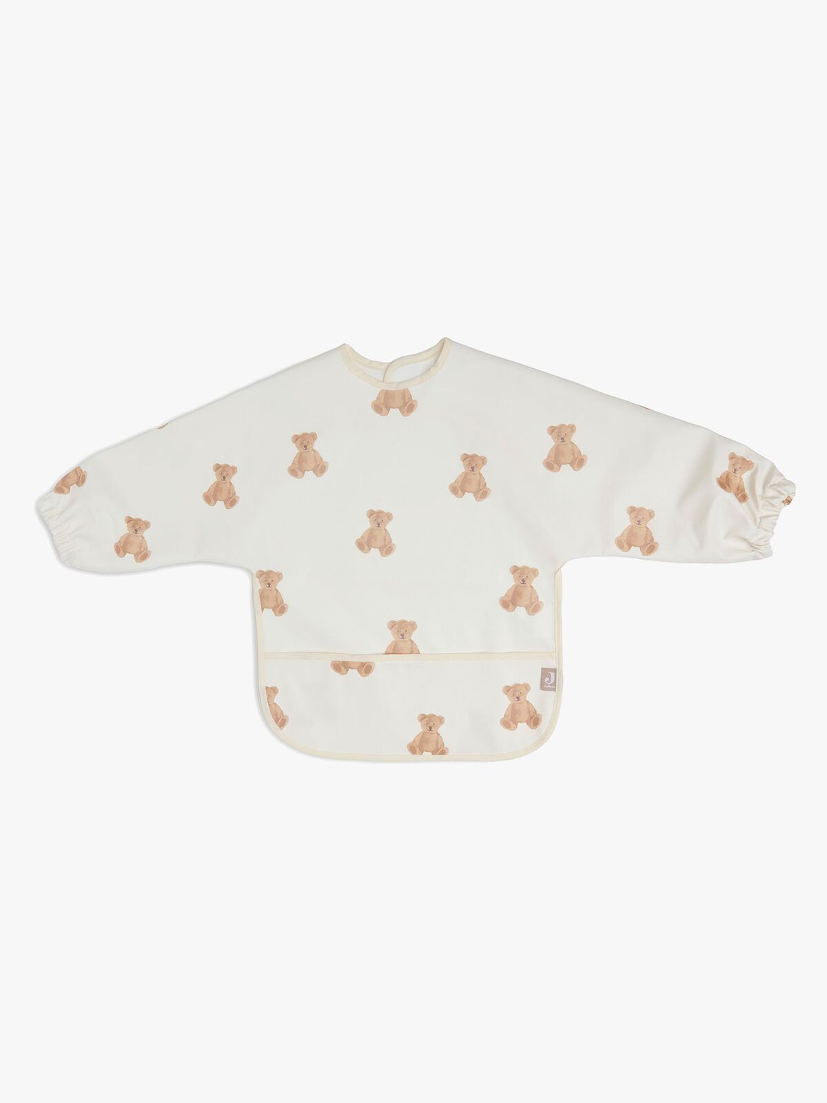 Jollein Wasserdichtes Lätzchen mit Ärmeln, Teddy Bear