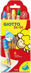 GiottoBebe Buntstifte 6er-Pack