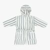 Jollein Bademantel, Stripe Sea Green