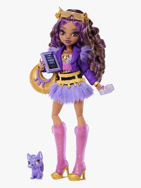 Monster High Core Puppe Clawdeen Wolf & Crescent