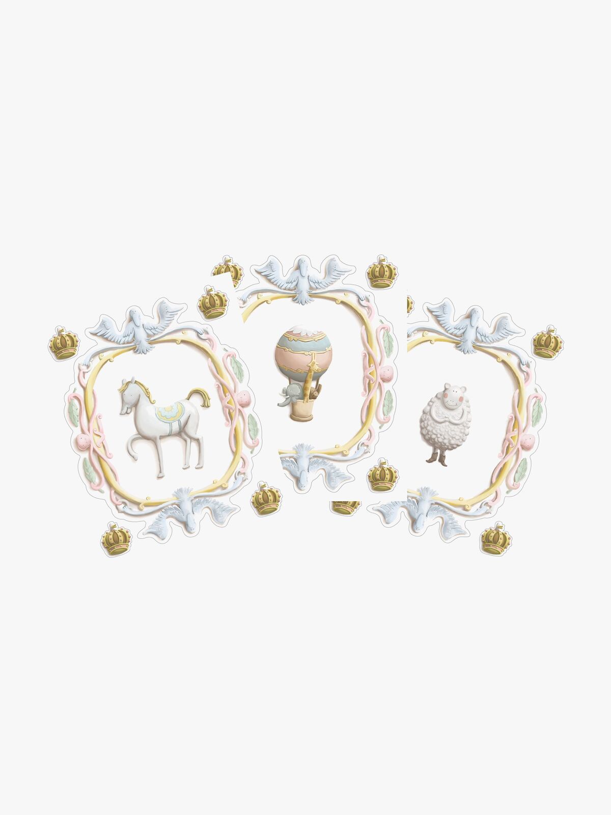 Atelier Choux Wandaufkleber, Decorative crowns