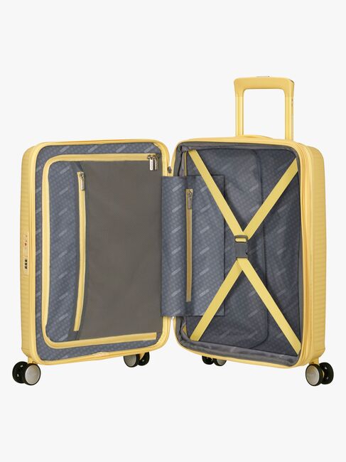 American Tourister Soundbox Spinner Koffer 35,5L, Pastel Yellow