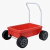 Plasto Lauflernwagen mit leisen Rädern, Rot