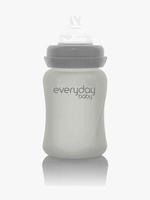 Everyday Baby Babyflasche Glas 150 ml, Grau