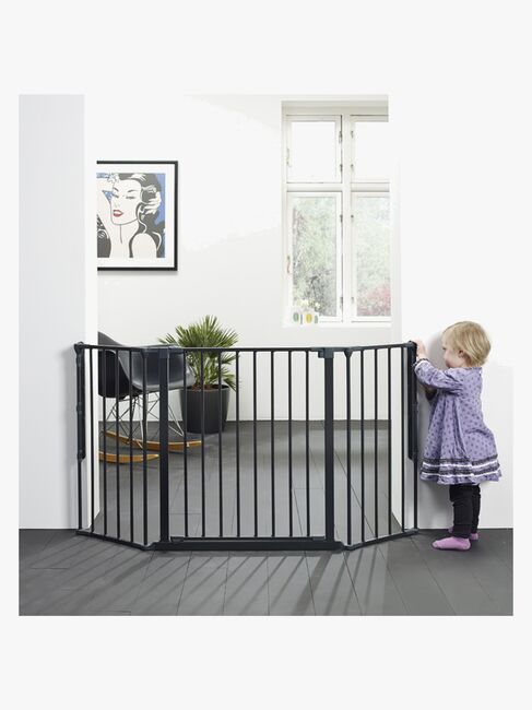 BabyDan Flex M Schraubgitter, Schwarz