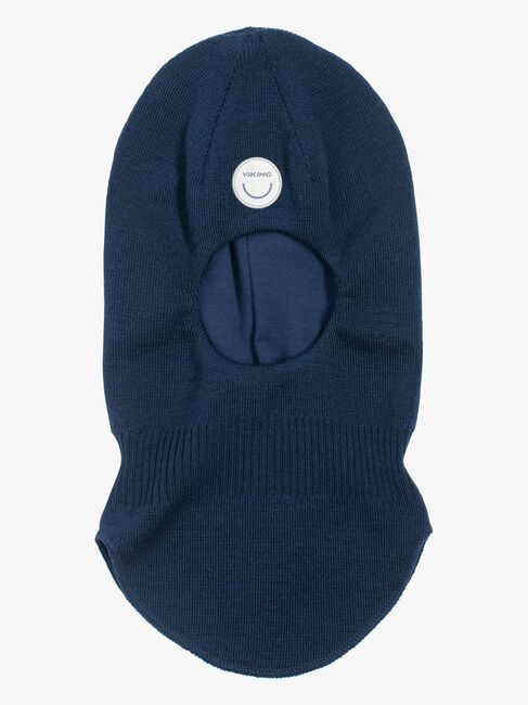 Viking Alv Schlupfmütze Merinowolle, Navy/Navy