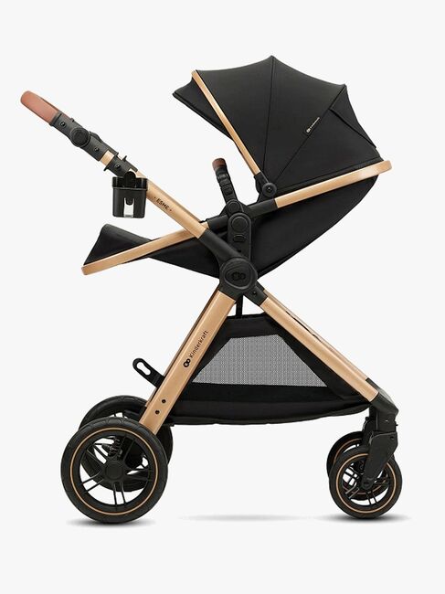 Kinderkraft ESME PRO 3-in-1 Kombikinderwagen Travelsystem, Pure Black