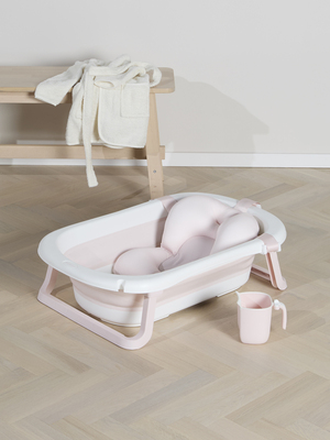 Beemoo CARE Assist Badewanne inkl. Badestütze & Duschkanne, Pink