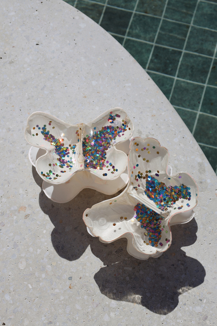 SUNNYLiFE Schwimmflügel, Cotton Candy Glitter