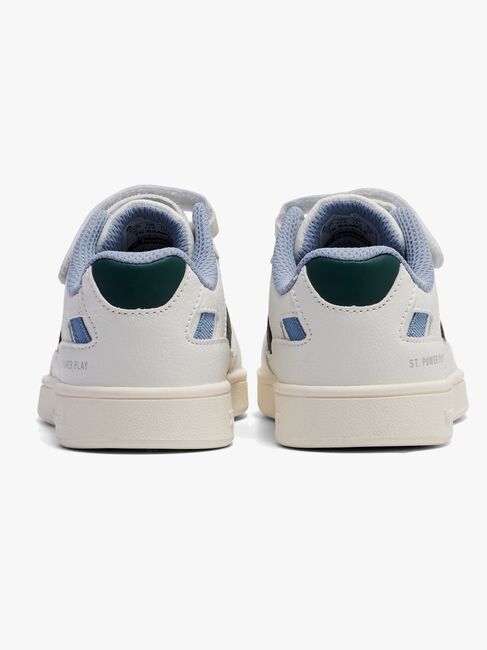 Hummel St Power Play Jr Sneaker, White/Green