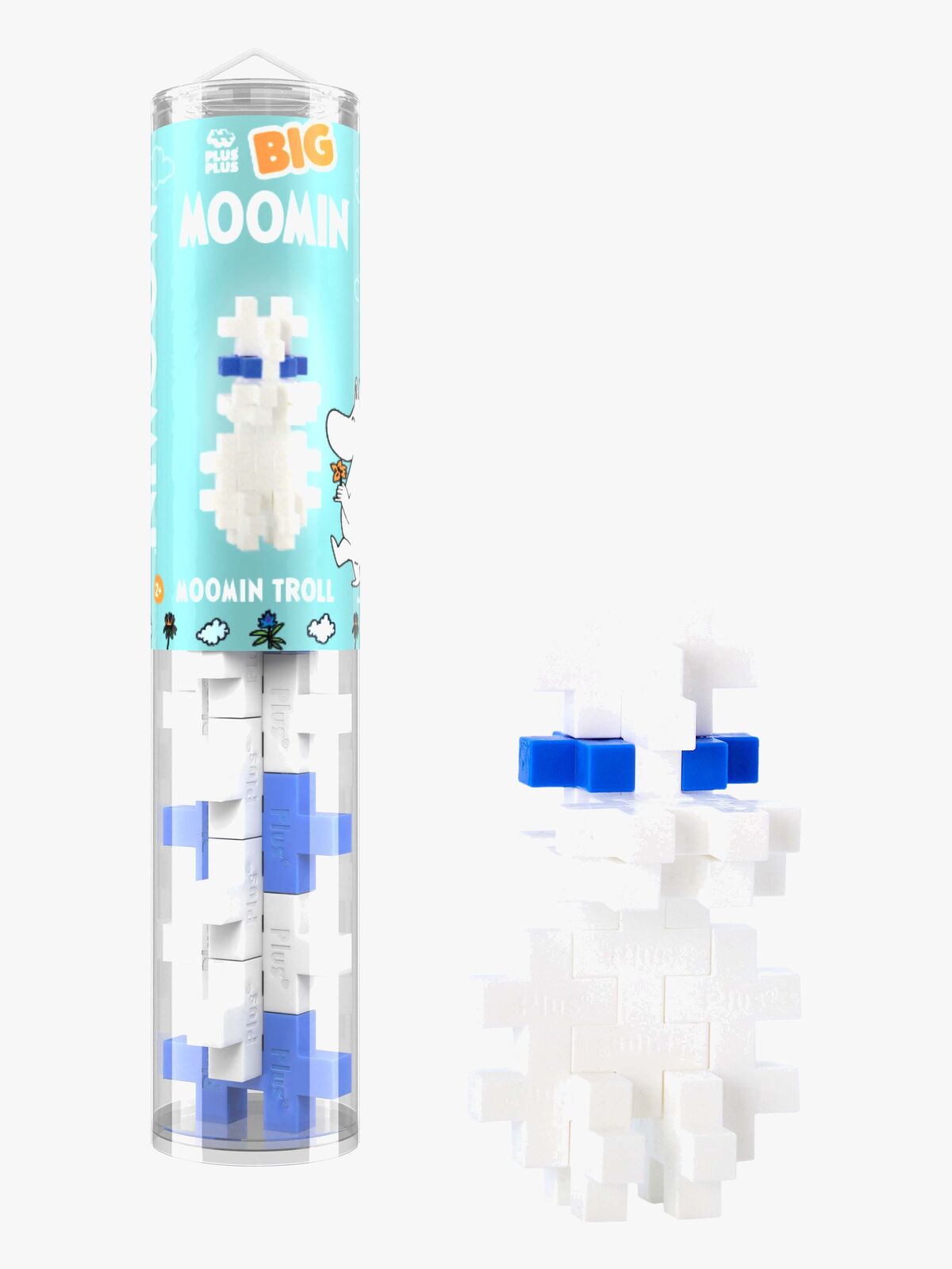 Plus Plus BIG Mumin Tube Mumintroll Bausatz 15 Teile