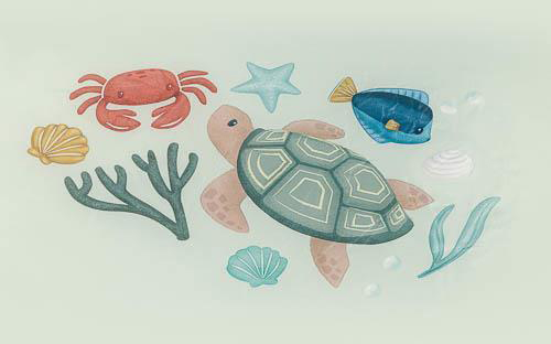 Little Dutch Fresh Greens UV-Schutzzelt, Green