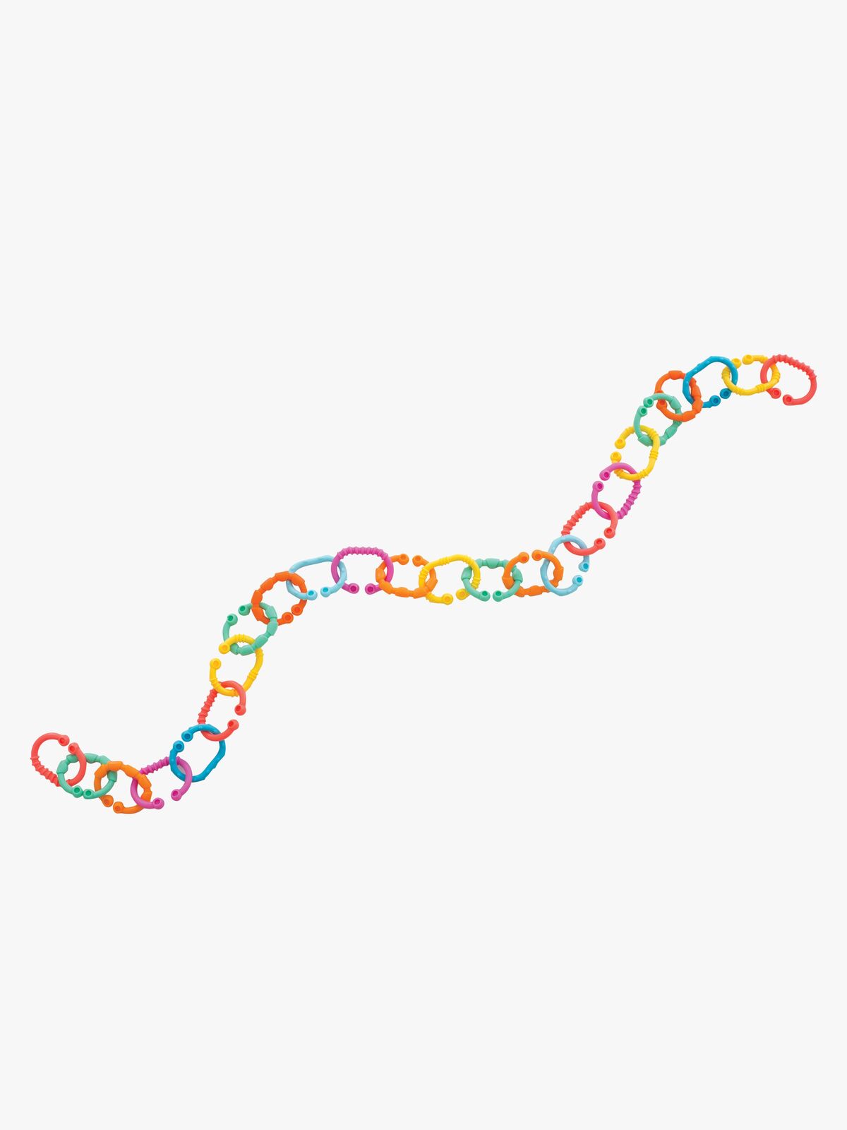 PlayGro Loopy Links Babyspielzeug Kette, Mehrfarbig