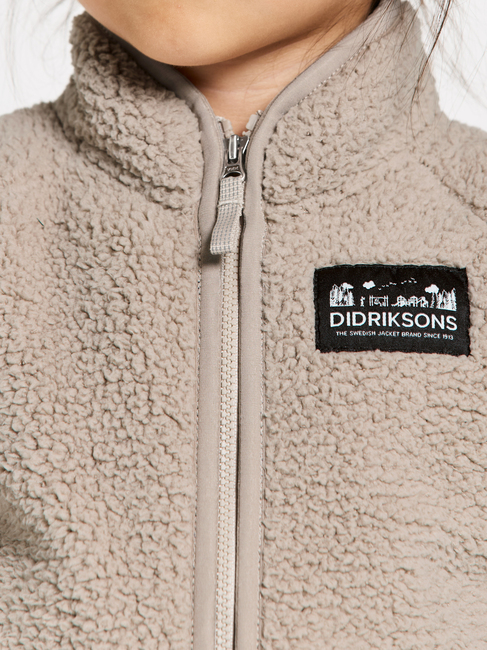 Didriksons Gibbs Fleecejacke, Beach beige