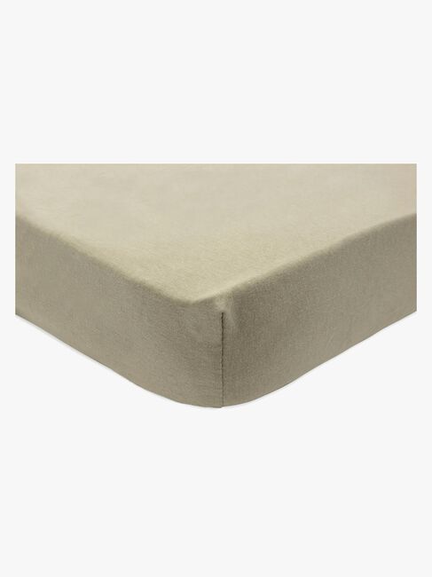 Jollein Spannbettlaken 60x120 2er-Pack, Olivgrün