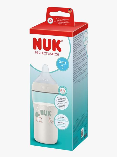 NUK Perfect Match Babyflasche 260 ml, Sheep