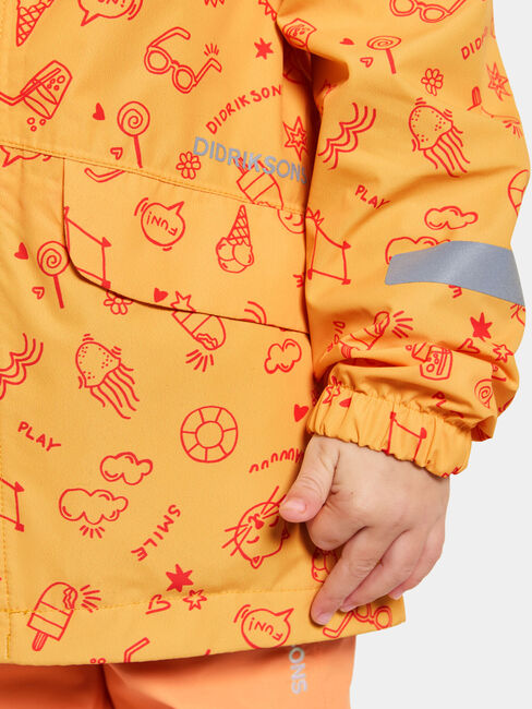 Didriksons Norma Outdoorjacke, Doodle Papaya Orange