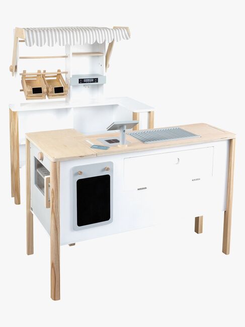 Small Foot Marktstand Kaufladen & Küche, Weiß