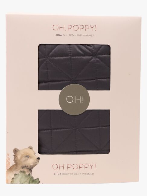 Oh, Poppy! Luna Quilted Handwärmer, Anthracite Gray