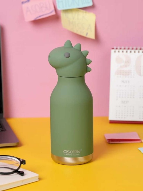 Asobu Bestie Trinkflasche Dinosaurier, Grün SBV44-DINOSAUR-4840_4a.jpg