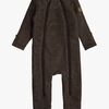 Mikk-Line Overall Merinowolle, Dark Brown Melange