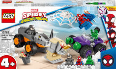 LEGO Marvel 4plus 10782 Hulks und Rhinos Truck-Duell
