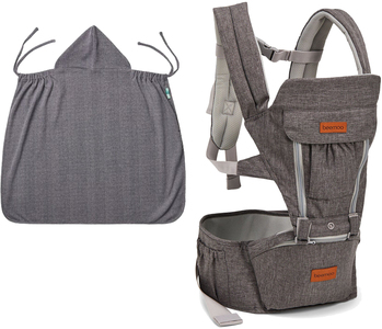 Beemoo Carry Comfort Adjust Babytrage inkl Überzug, Grey