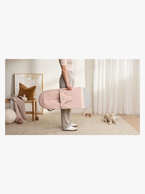 BabyBjörn Bliss Babywippe Gewebt, Light Pink Melange