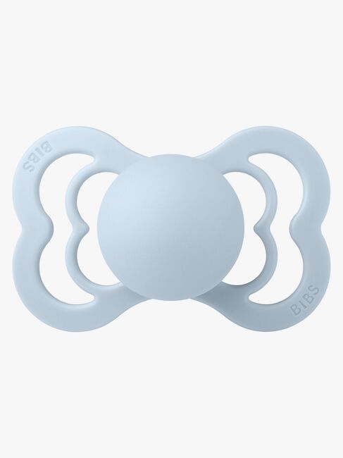 BIBS Supreme Schnuller Silikon Gr. 2, Baby Blue