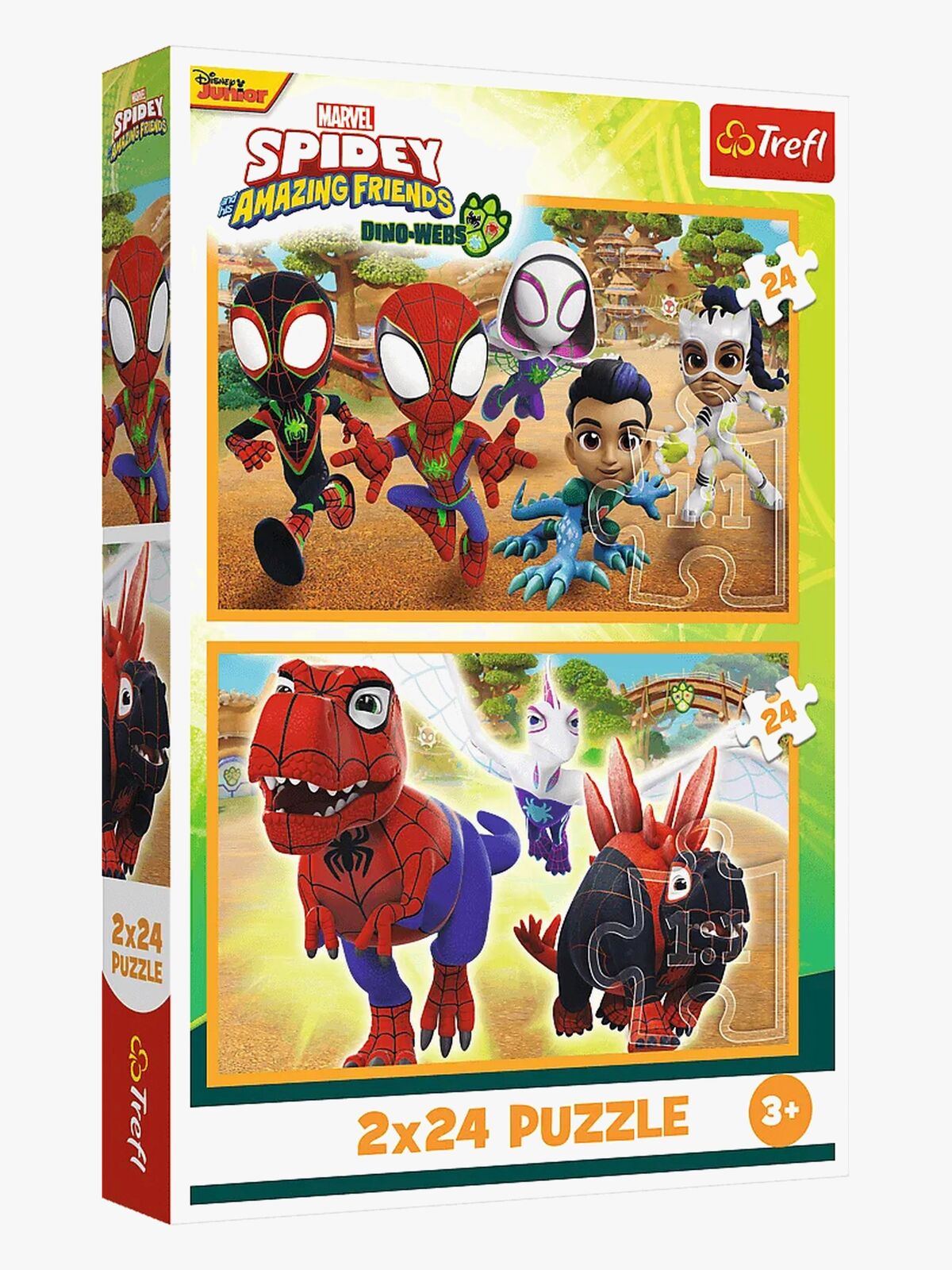 Trefl Spidey & Dinosaurs Puzzles 2x24 Teile