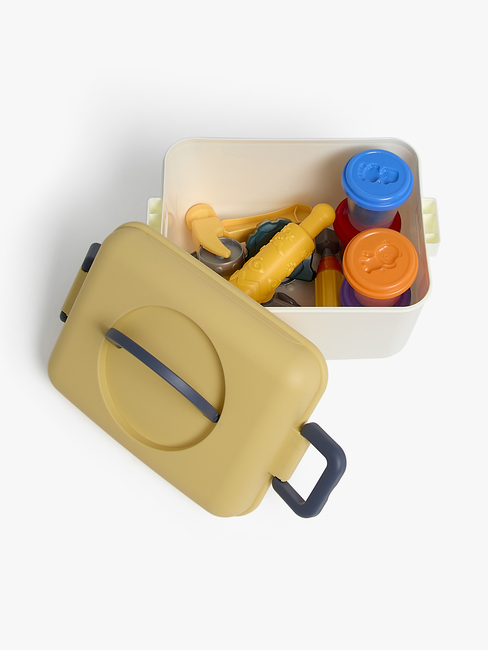 Fippla Knete mit Werkzeugkasten 4 Farben