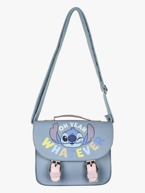 Disney Stitch Satchel Schultertasche, Hellblau