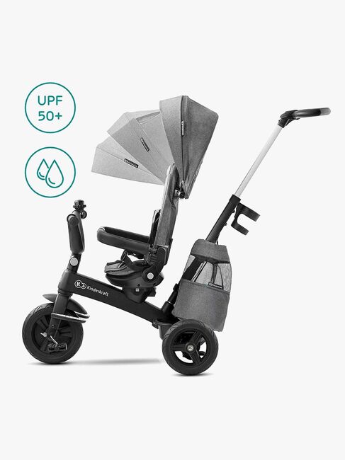 Kinderkraft EASYTWIST Platinum Dreirad, Grau