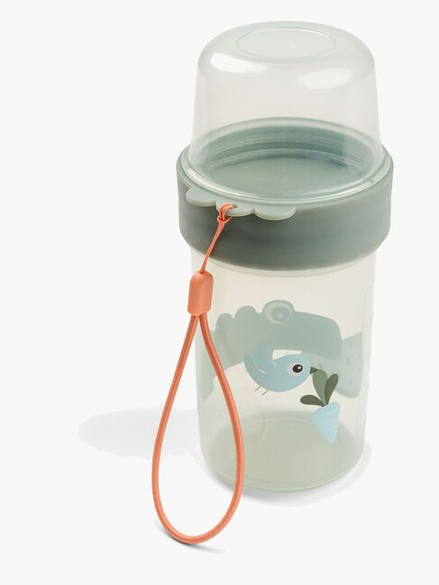 Done By Deer Croco To Go Two-Way Snackbehälter, Green