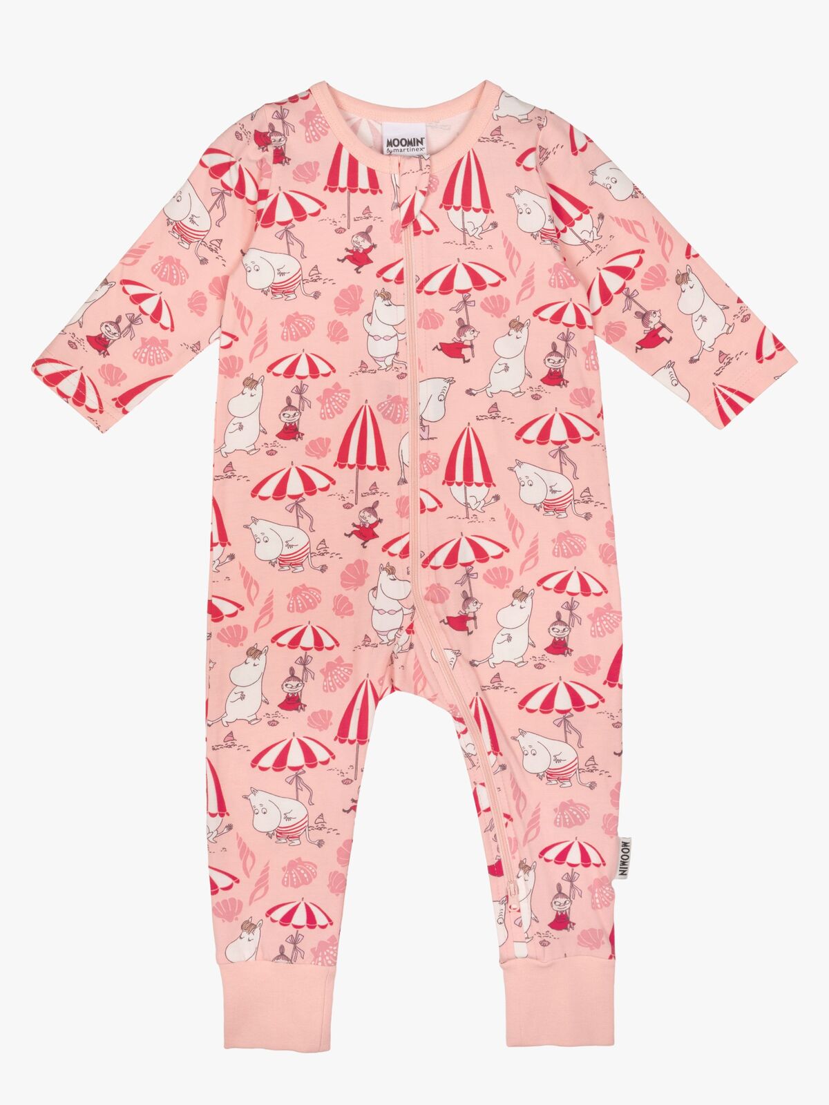 Mumin by Martinex Muschelstrand Pyjama, Korallfarben