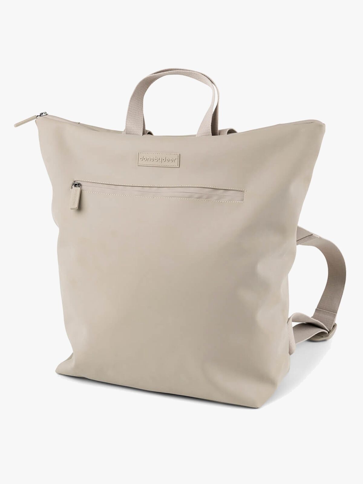 Done By Deer Wickeltasche Rucksack, Sand