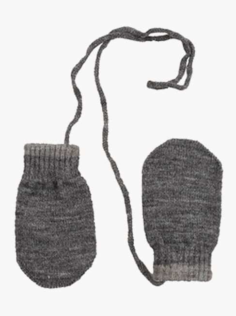 Lindberg Magic Mini Baby Handschuhe Wollmischung, Anth/Grey