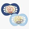 MAM Orginal Night Schnuller Silikon 2er-Pack 6-16m, Blau