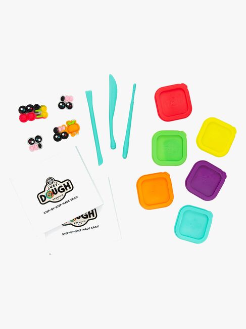 Just Dough Modelliermasse Außerirdische 57 g, 6er-Pack