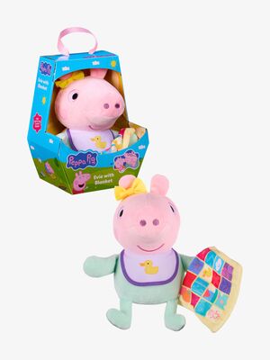 Peppa Wutz Evie Kuscheltier mit Decke 20 cm