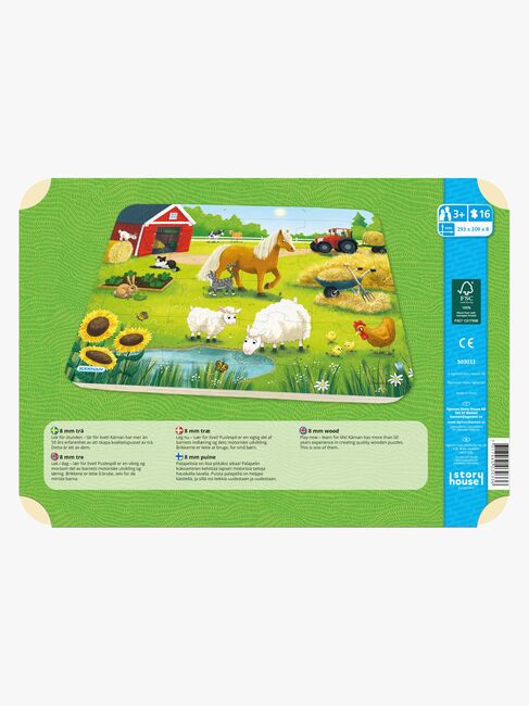 Kärnan Rahmenpuzzle Auf Dem Bauernhof 16 Teile