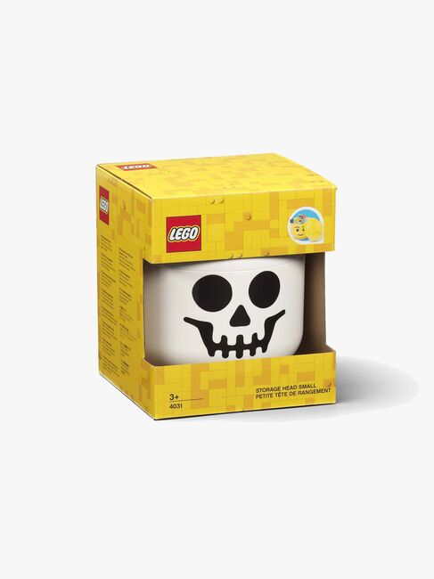 Lego Aufbewahrungsbox Skelett Klein, Weiß