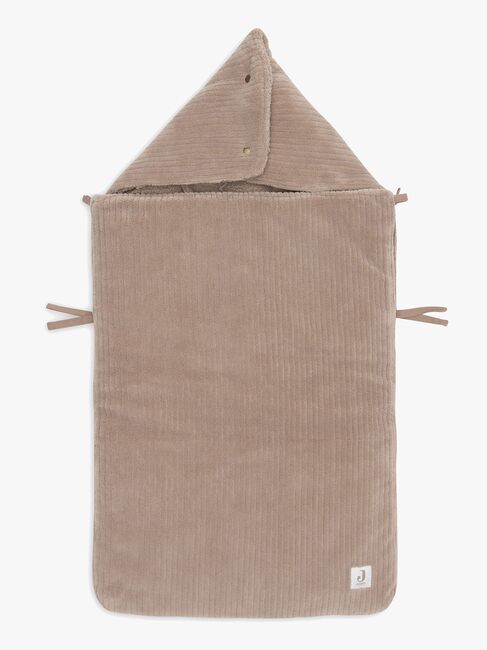 Jollein Mini-Fußsack, Cloudy Rib Milky Coffee
