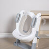 Beemoo CARE Assist Toilettensitz  mit Leiter, Grey/White