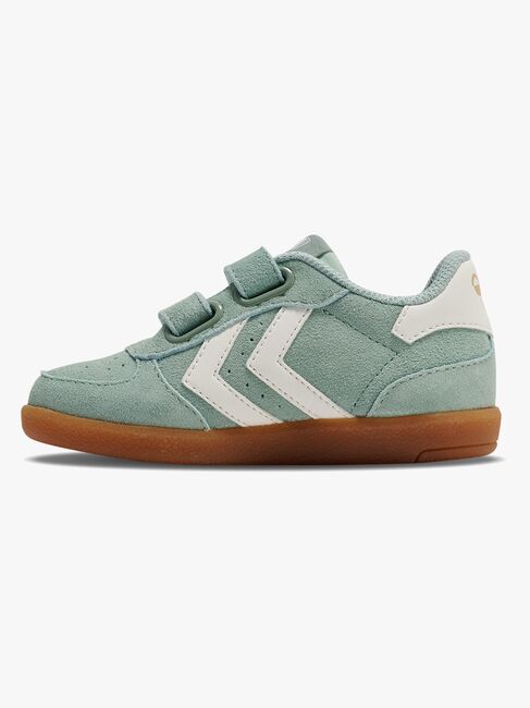 Hummel Victory Suede II Infant Sneaker, Frosty Green