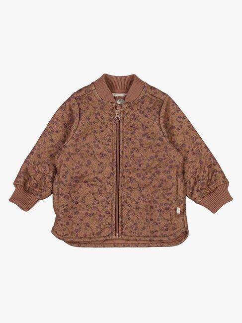 Wheat Loui Thermojacke, Watercolor Flowers