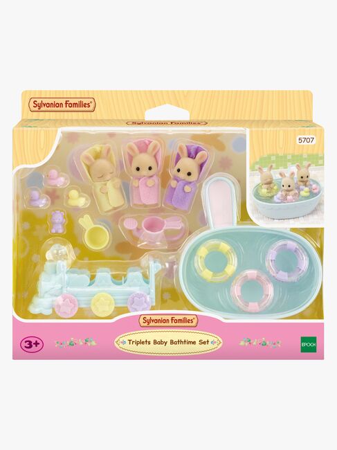 Sylvanian Families Puppenhauszubehör Triplets Baby Bathtime Set