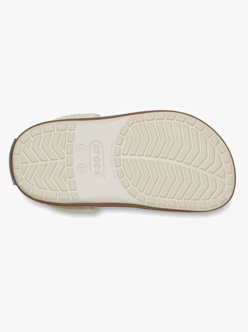 Crocs Crocband Gum Kids Pantoffel, Summit White